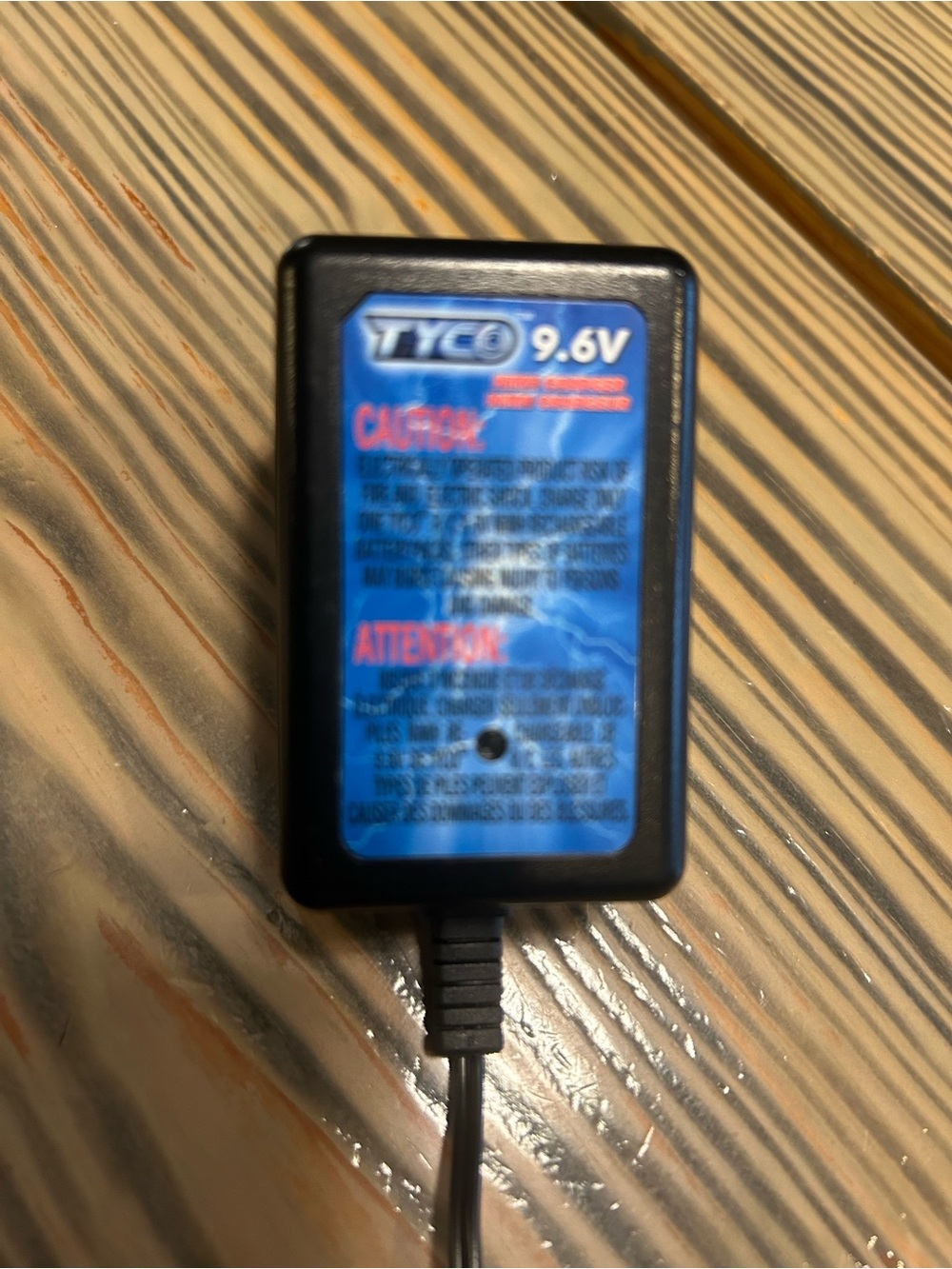 9.6V Black Battery Charger for Video Game Accessories
